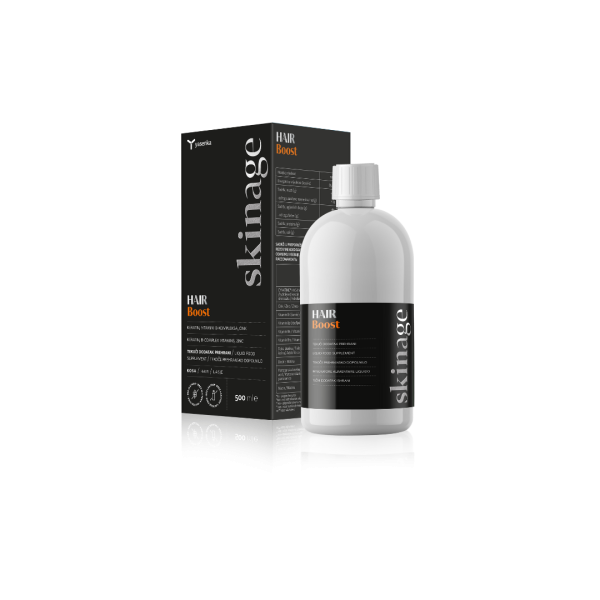 Hairboost keratin Jača strukturu vlasi i potiče rast mlade kose. Vraća kosi sjaj i gustoću.