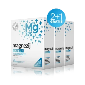 magnezij EFFECT 375 PLUS 2 + 1 BREZPLAČNO