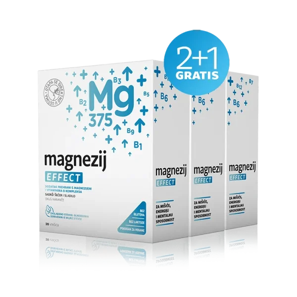 magnezij EFFECT 375 PLUS 2 + 1