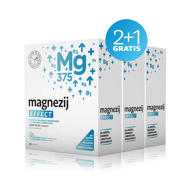 magnezij EFFECT 375 PLUS 2 + 1