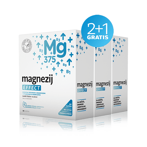 magnezij effect 2+1 gratis