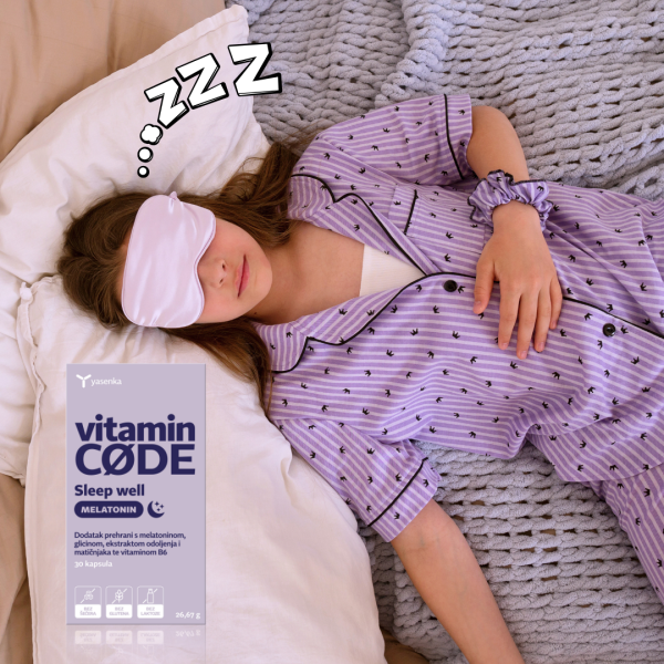 Dodatak prehrani s melatoninom, glicinom, ekstraktom odoljenja i matičnjaka te vitaminom B6